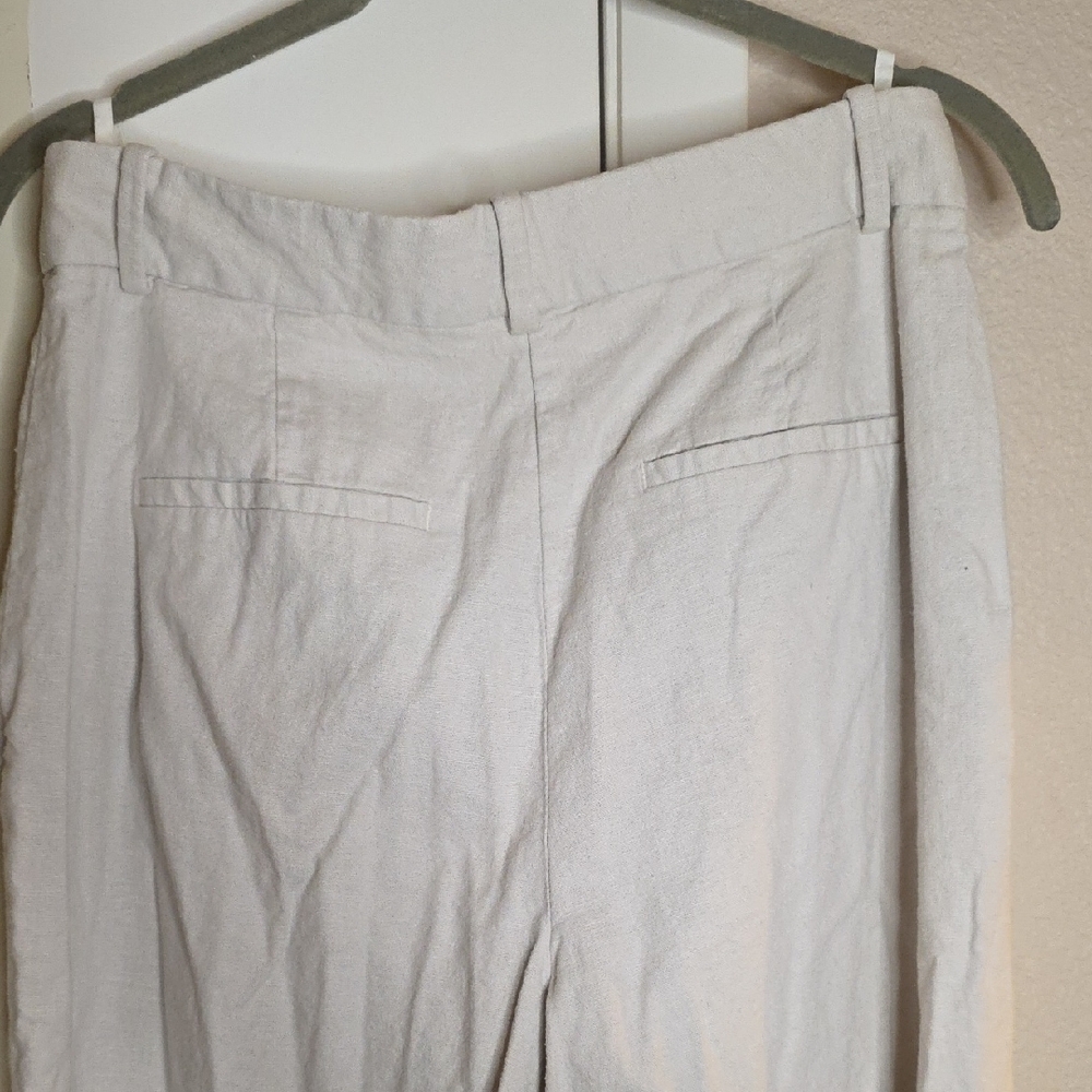 Open Edit Everyday Linen Blend Pants • Grey Moonbeam 2️⃣ - Picture 11 of 11